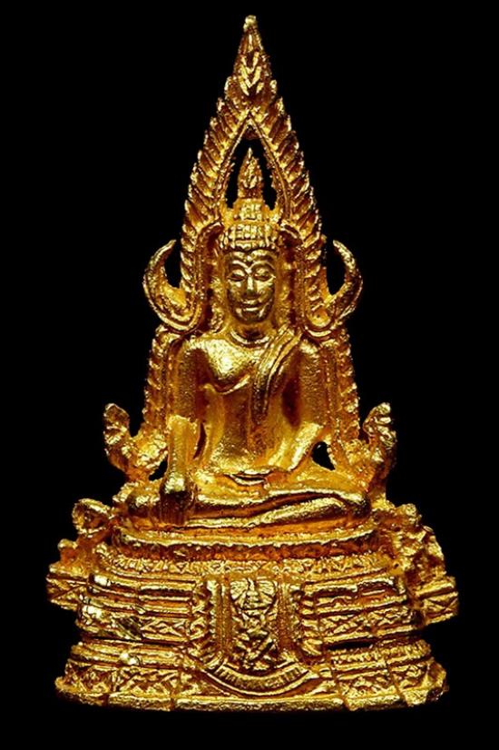 พระพุทธชินราช กริ่ง ภปร. เนื้อทองคำแท้ รุ่นปฏิสังขรณ์ 